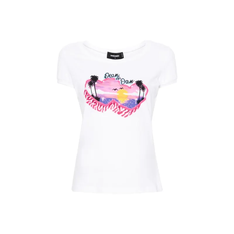 DSQUARED 2 Scoop Fit T Shirt-0