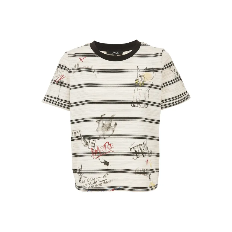 ONLY Set in Sleeve T Shirt Women's-6