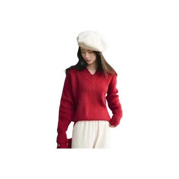 Emodues Sweaters Women's Red