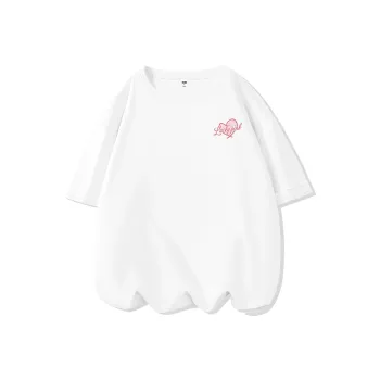 Cotton Drop Shoulder Sleeve T-Shirt Unisex