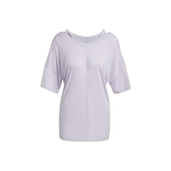 Adidas T Shirts Women's Purple