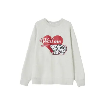 WELLME Sweatshirts Unisex Gray