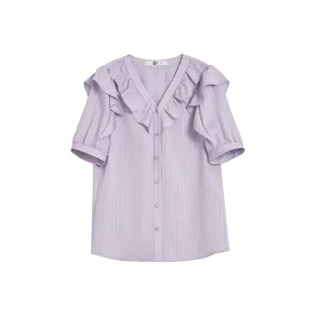 Mambe Shirt Women's Soft Purple
