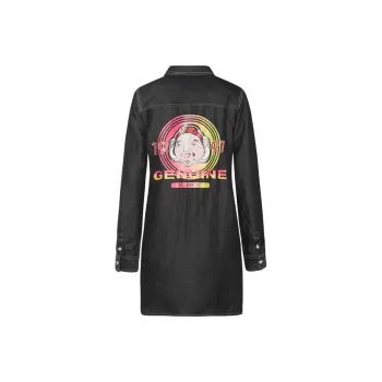 EVISU Shirts Women's Denim Blue