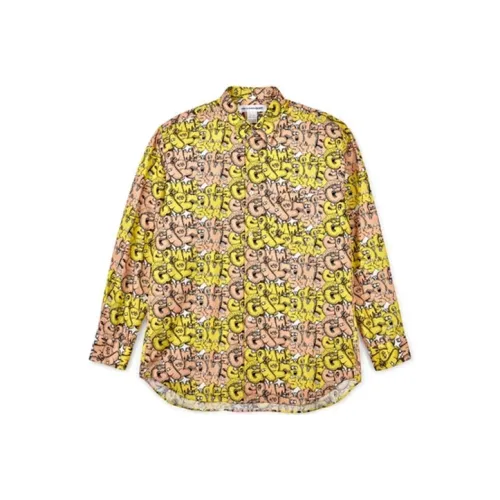 Kaws X CDG Shirts Women's Yellow