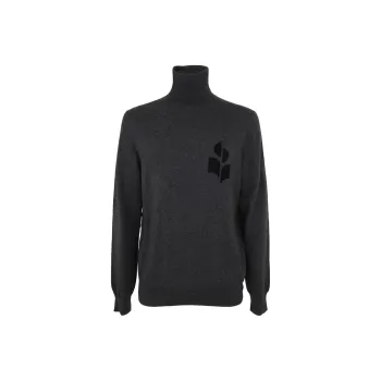 ISABEL MARANT Logo Intarsia-Knitted High-Neck Jumper
