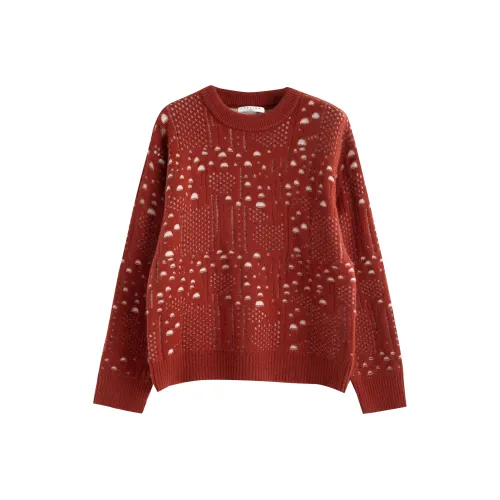 Tonlion Sweater Women's Rusty Red
