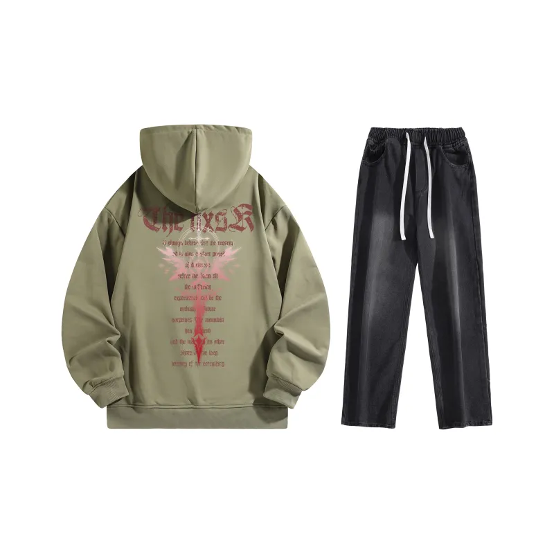 A.X.S.K Sweatshirt Sets Unisex-72