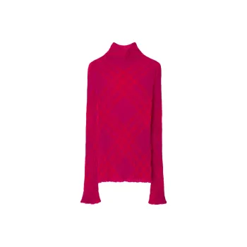 Burberry Sweaters Women's Raspberry Red