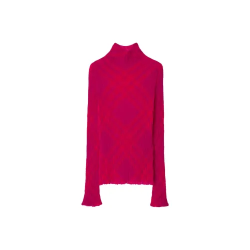 Burberry aop sweaters Women's Raspberry Red