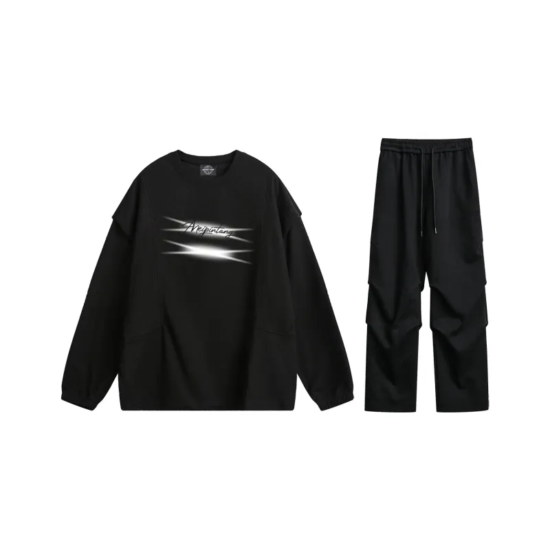 MEIPIN TANG Sweatshirt Set Unisex-8