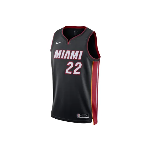 NBA x Nike Miami Heat ICON Collection Jimmy Butler Swingman Basketball Jerseys Men's Black