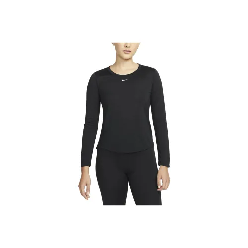 Nike Drop Shoulder Sleeve T Shirt Women's Black