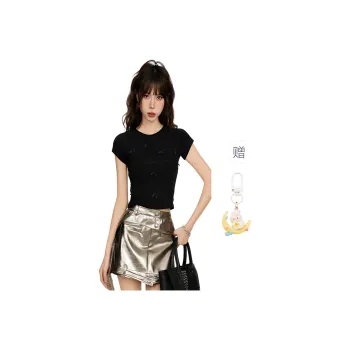 Princess Berdele Set in Sleeve T Shirt Women's Black
