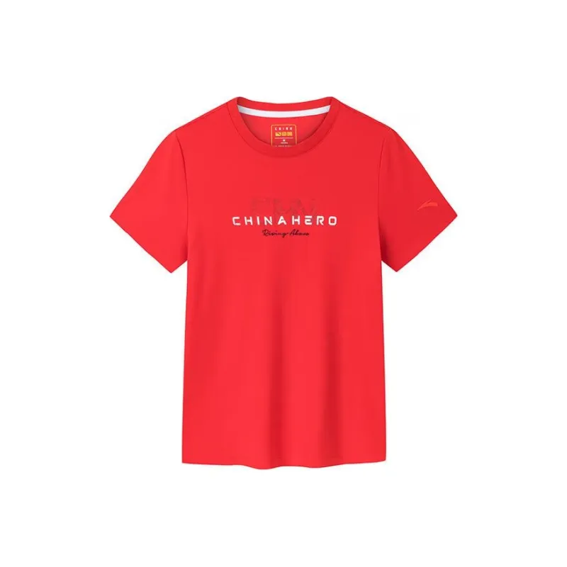 Anta Variety Training Collection Regular T Shirt Women's Classic Red-0