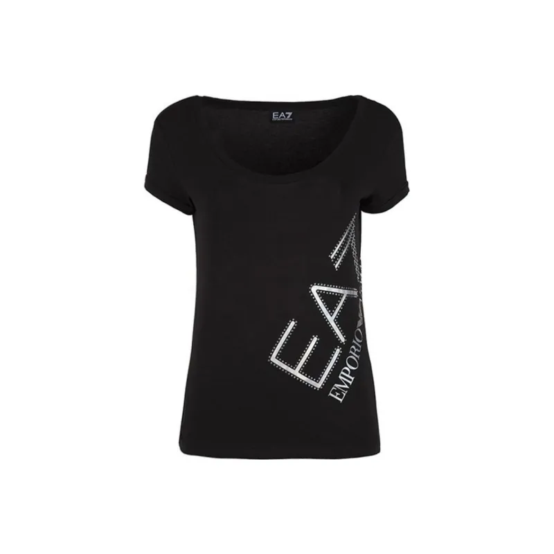 EMPORIO ARMANI EA7 T Shirts Women's Black-0
