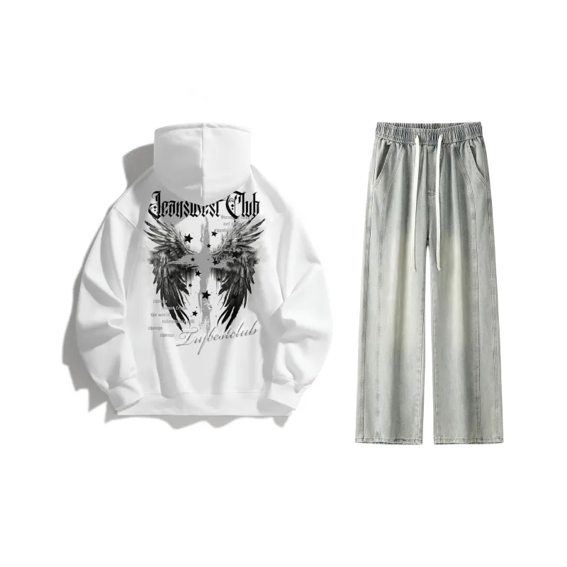 JEANSWEST CLUB Sweatshirt Set Unisex-4