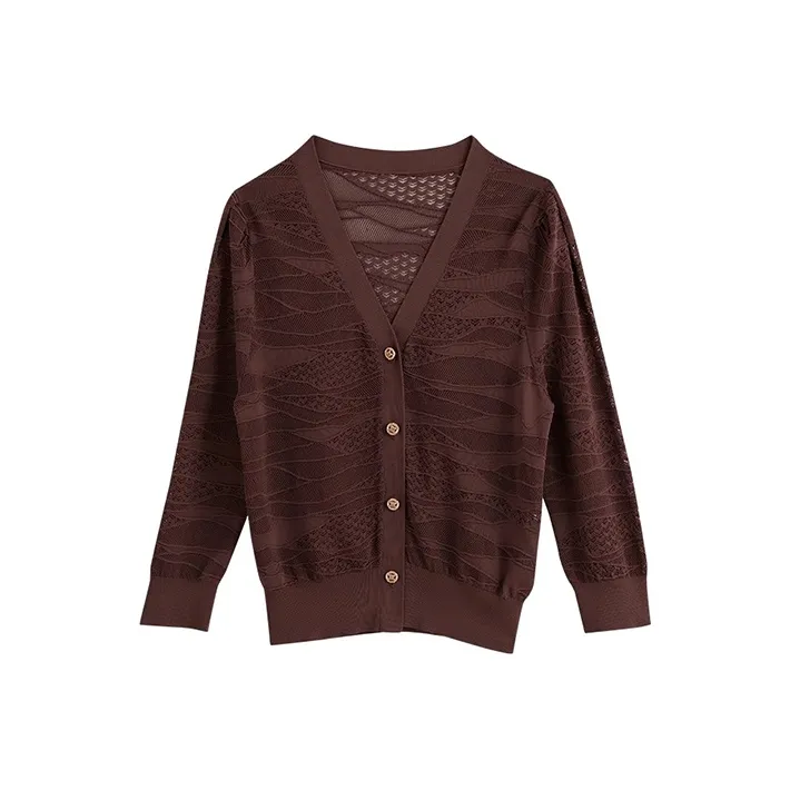 HDFULERN Knitwear Women's Coffee-0