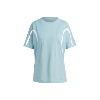 Stella Mccartney X Adidas T Shirts Women's Gray Blue