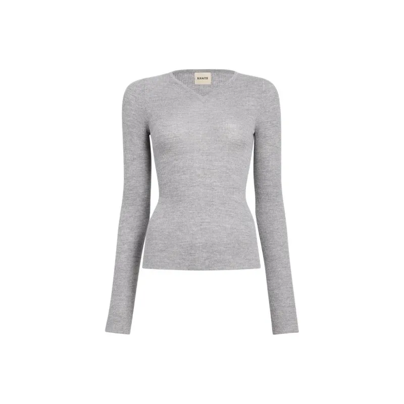 KHAITE Ribbed Sweater-0