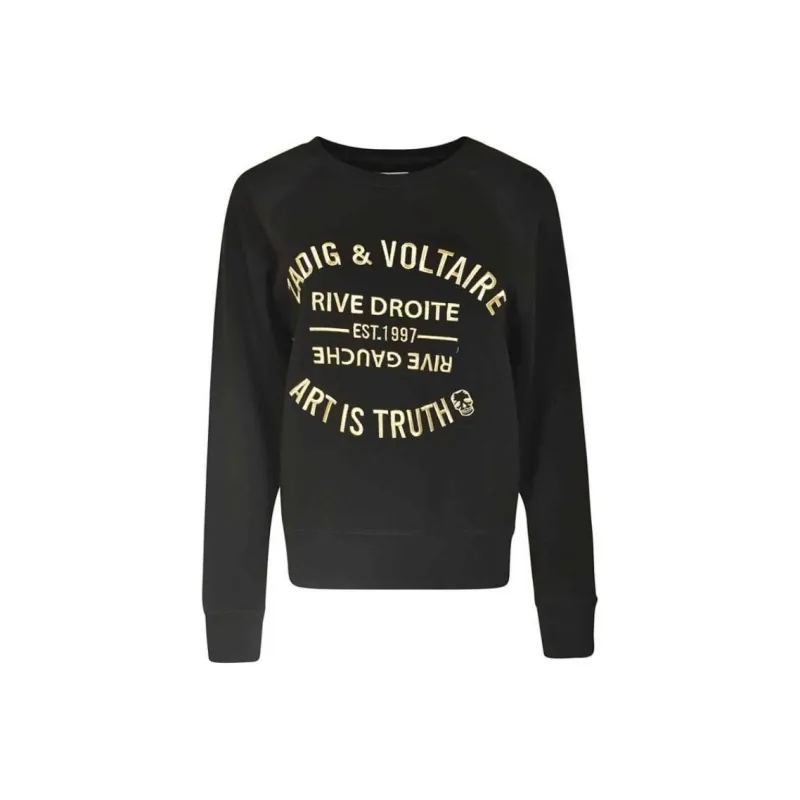 Zadig & Voltaire Logo-Embroidered Crewneck Sweatshirt-0