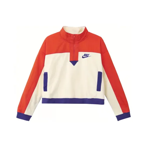 Nike Sweatshirt Women's Red Yellow Multicolor