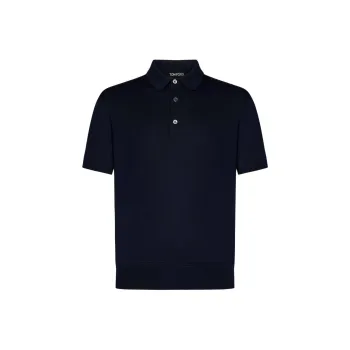 TOM FORD Polo Shirts Men Blue