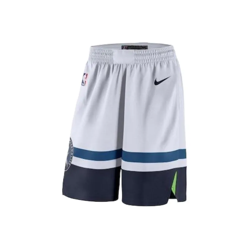 Nike Minnesota Timberwolves Basketball Shorts Men's White-0