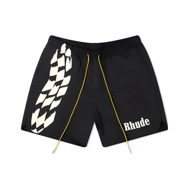 RHUDE Casual Shorts Men's Black-0