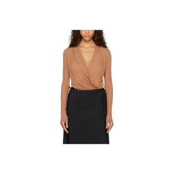 Givenchy Semi sheer Draped Blouse