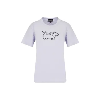 EMPORIO ARMANI SS23 T Shirt Women's Light Purple