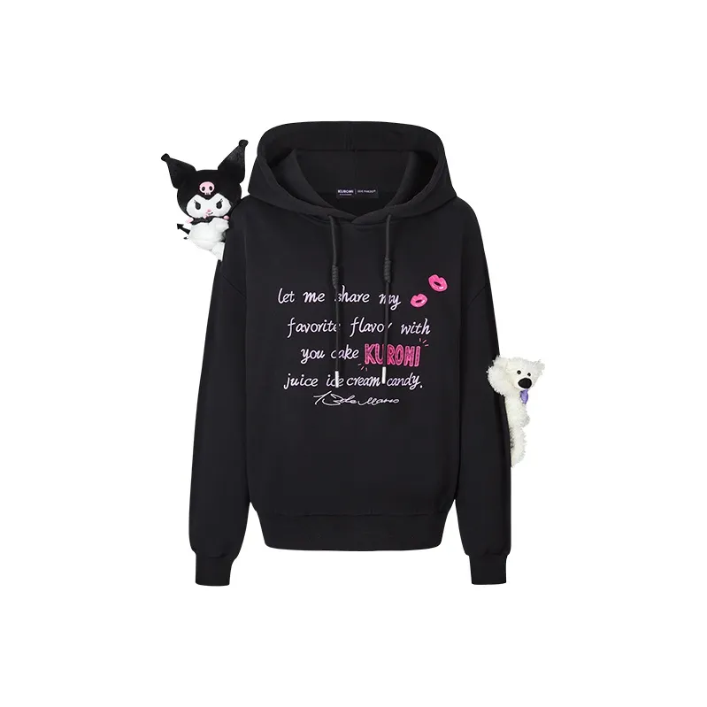 13 DEMARZO x SANRIO CHARACTERS Sweatshirt Unisex Black-0