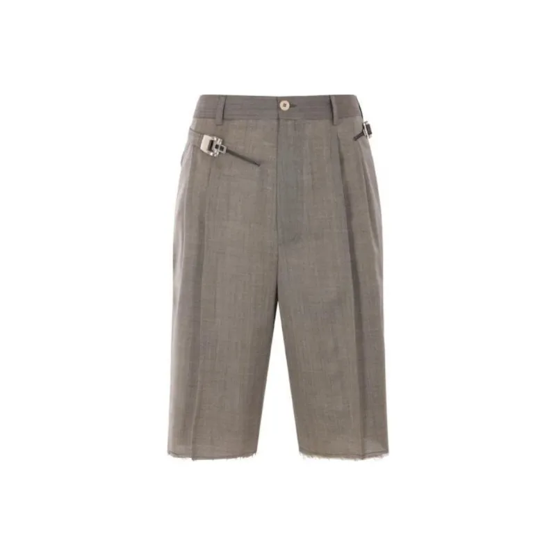 Magliano Regolatore Buttoned Bermuda Shorts-0