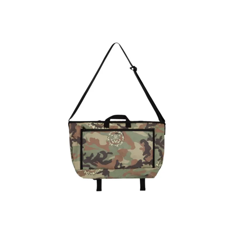 Stussy Denim Tears Collaboration Cotton Shoulder Bag, Crossbody Bag Regular Unisex Camouflage Green-1