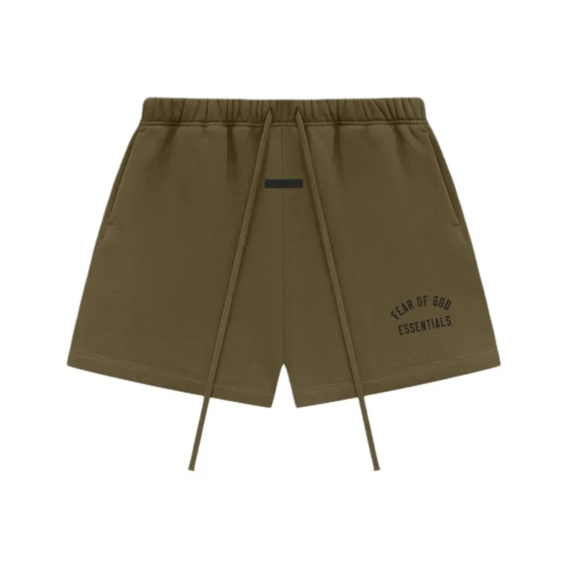 Fear Of God Essentials Logo print Shorts-0