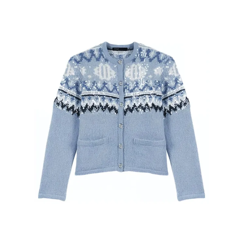 Maje Sweater Women's Light Blue-0