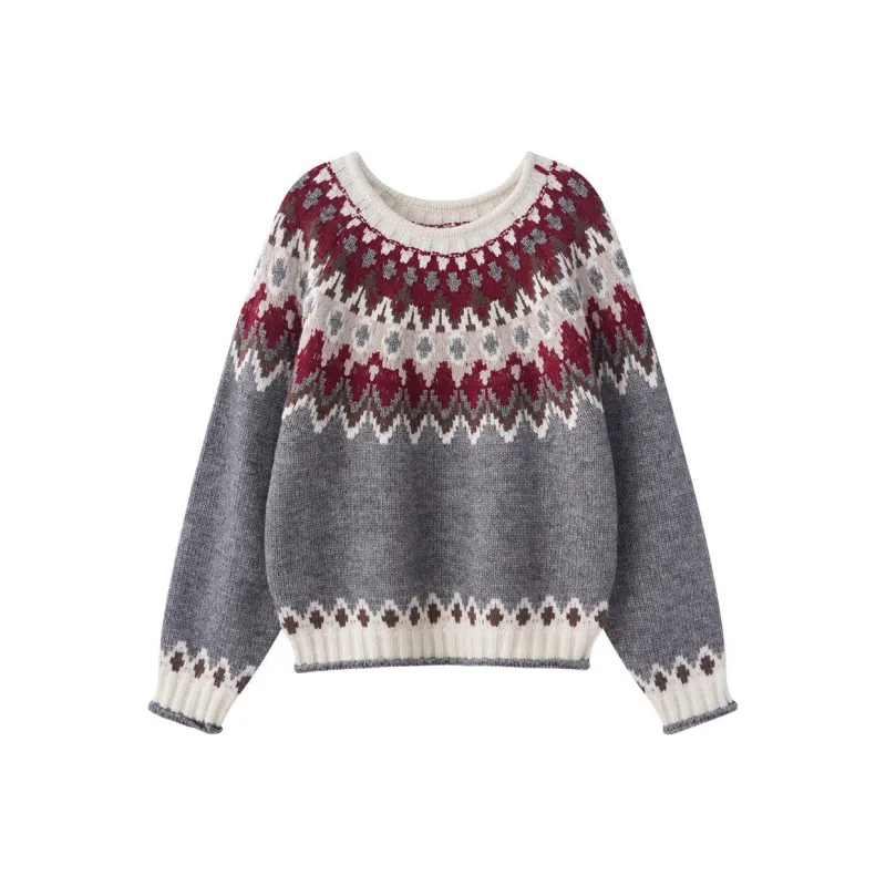 HTMEME Sweaters Women's Gray-0