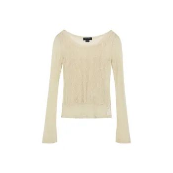 URBAN REVIVO Regular T Shirt Women's Nude Apricot
