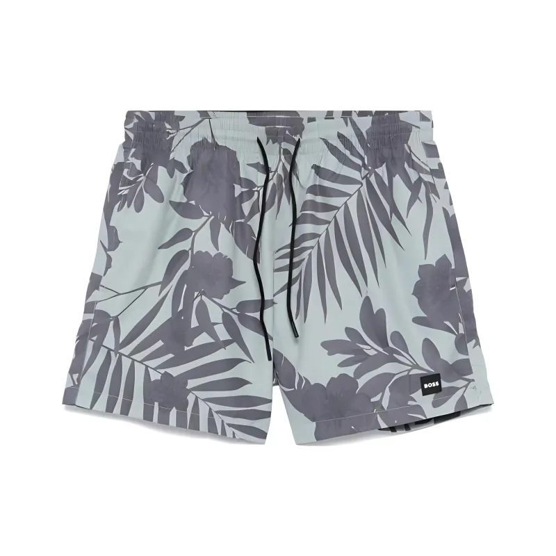 HUGO BOSS Seasonal print Swim Shorts-0