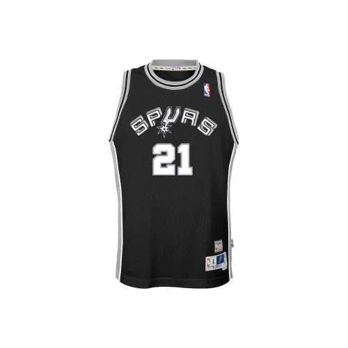 NBA San Antonio Spurs San Antonio Spurs Tim Duncan 1998-99 Hardwood Basketball Jerseys Men's Black