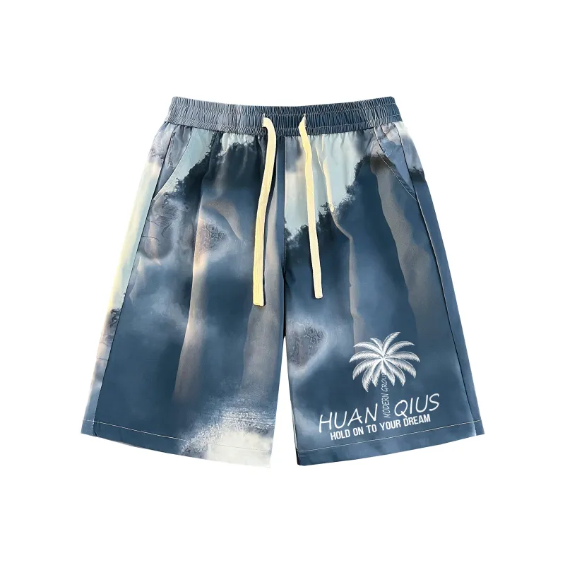 HUANQIU Casual Shorts Unisex-16