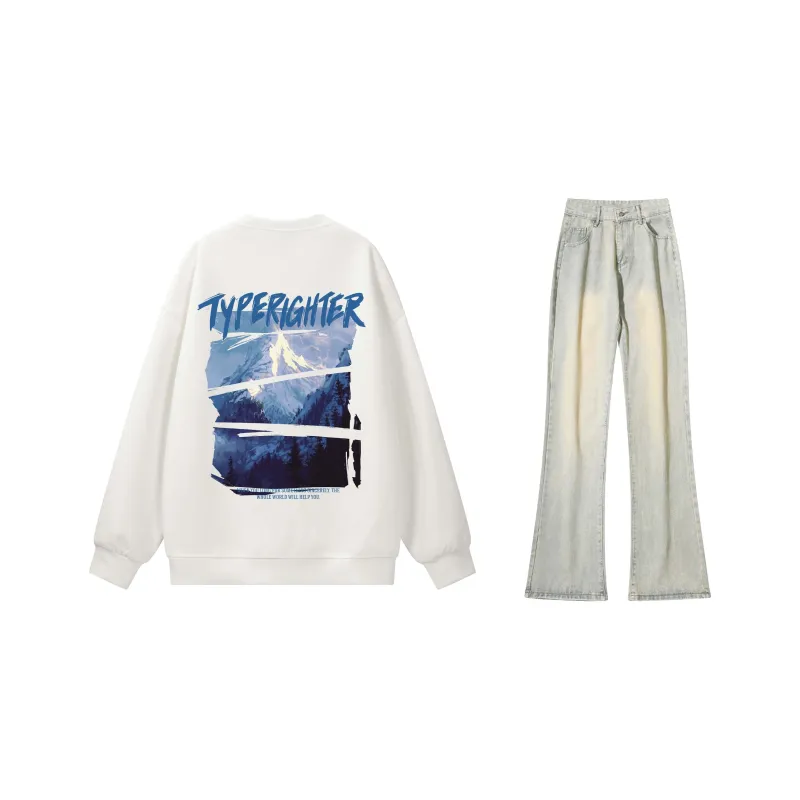 TYPERIGHTER Sweatshirt Set Unisex-17