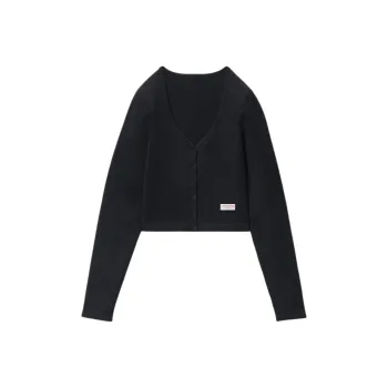 Alexander Wang V neck Cropped Cardigan