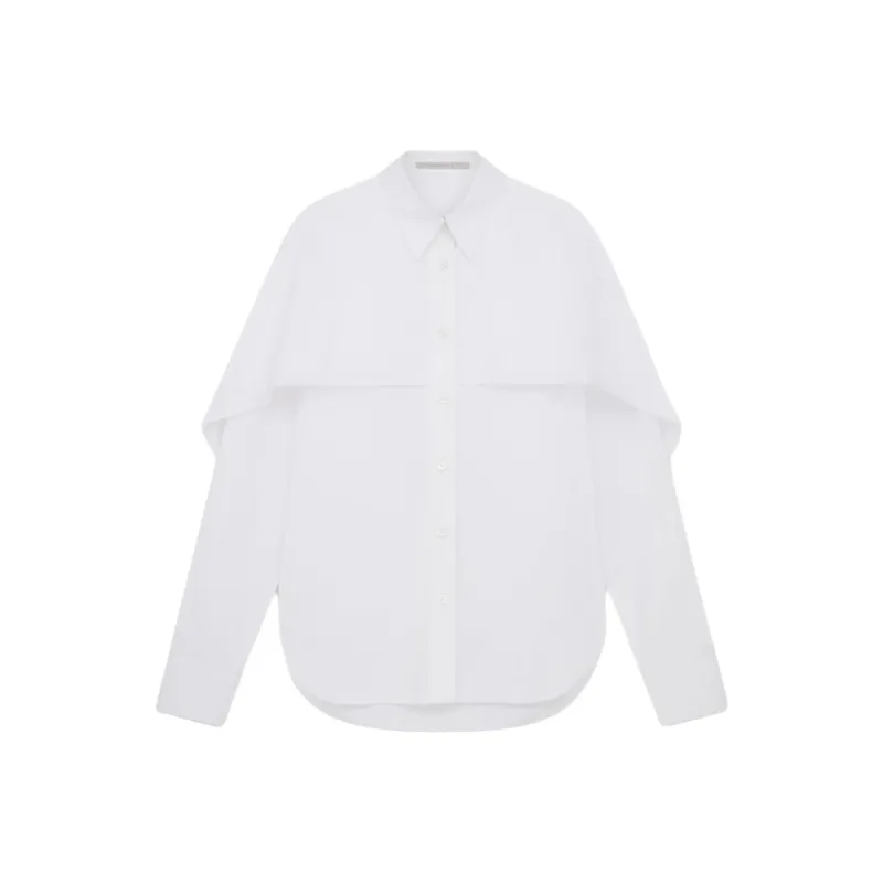 Stella McCartney Long Sleeved Cape Shirt-0