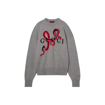 GUCCI SS25 Sweater Women's Gray