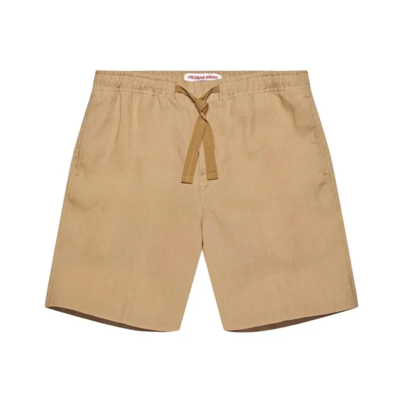 Orlebar Alex Linen Shorts-0