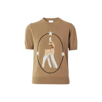 Burberry Loose Fit Sweater Women's Camel