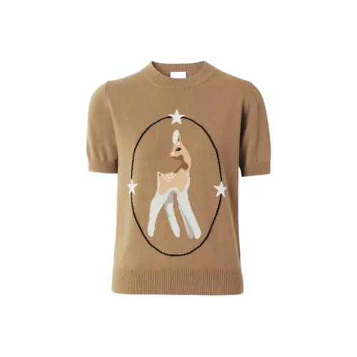 Burberry Loose Fit Sweater Women's Camel