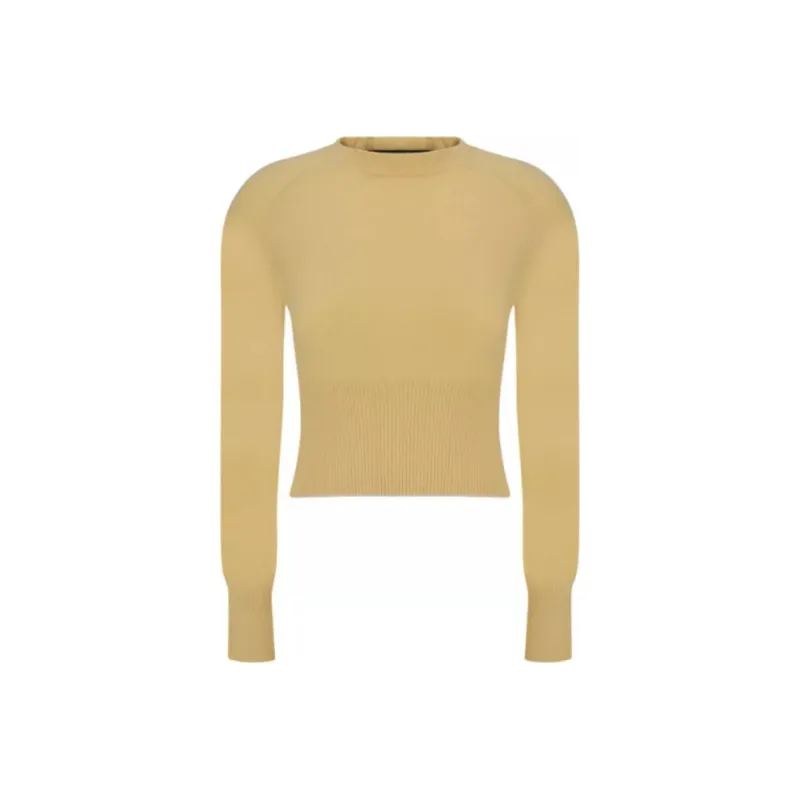 Jacquemus Soglia Cashmere Sweater 'Light Yellow'-0