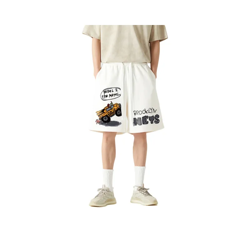 AFTER SCHOOL SPECIAL Casual Shorts Unisex White-0